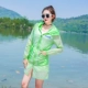 Yêu làm đẹp tư thế chống nắng quần áo nữ dài phần 2018 hè mới áo khoác nữ mỏng nhẹ quần áo chống nắng thoáng khí - Cộng với kích thước quần áo quần jean nữ