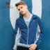 2019 mới CAMEL lạc đà ngoài trời mùa xuân và mùa hè nam thể thao thoáng khí mỏng hàng ngày thoải mái áo gió thoải mái - Áo gió thể thao Áo gió thể thao