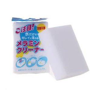 Magic wipe nano sponge wipes away stubborn tea stains