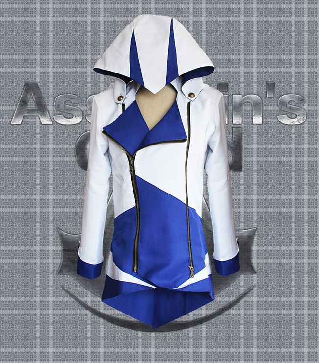 Assassin Creed Áo len Áo hoodie Ezio Conner Cosplay Trang phục Anime Game Quần áo nam mặc - Cosplay