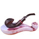 Ebony solid wood Ruyi pipe + full set of accessories