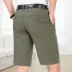 Bộ đồ trung niên quần short nam mùa hè cha tải trung niên nam năm quần rộng cotton mỏng phần thường mặc - Quần short quần nam Quần short