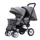 Liuncy twin stroller can sit and lie down for children