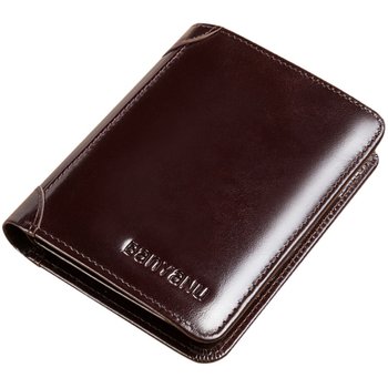 Men's wallet ultra-thin vertical soft cowhide