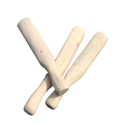 Cypress laundry stick hard and heavy hammer household old-fashioned washboard back hammer hammer solid wood stick