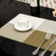 Chống trơn trượt cách điện PVC Continental Hotel thảm placemats bảng PVC dùng một lần sành sứ Tây pad màu nhà tấm màu xanh lá cây - Khăn trải bàn khăn trải bàn màu đỏ