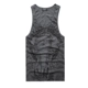 Mùa hè mới thời trang retro nhăn nam bình thường vest nam in vest thể thao mồ hôi vest T679