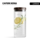 CAFEDE KONA lon niêm phong Đồ ăn nhẹ thủy tinh Cà phê lọ thủy tinh chống ẩm - Cà phê