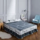 Một mảnh giường bông bedspread váy Simmons bảo vệ tay áo bông giường 1.5m18m giường váy lanh 2.0m đúp - Váy Petti