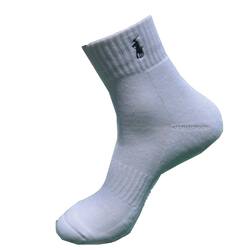 ຖົງຕີນຜູ້ຊາຍ Cotton Socks Mid-Tube Thickened Towel-soled Breathable Basketball Socks Men's Running Socks 3 Pairs ສົ່ງຟຣີ