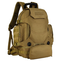 Guardian outdoor three-use combination bag multi-functional backpack camouflage mountaineering bag 40L men's black waterproof backpack