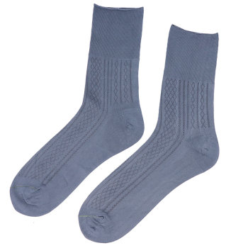 Jinsong loose mouth socks nylon stockings men's spring and autumn stockings for the old-fashioned nylon socks mid-calf socks that does not tighten the leg