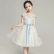 Váy dạ hội cho bé gái 2019 Phong cách mới Puffy Công chúa nhỏ Váy cưới Piano Trình diễn trang phục - Váy trẻ em quần áo sành điệu cho be gái