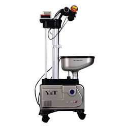Ted V989E Table Tennis Ball Machine, Intelligent Floor-Standing Ball Launcher, Fully Automatic Ball Training Device