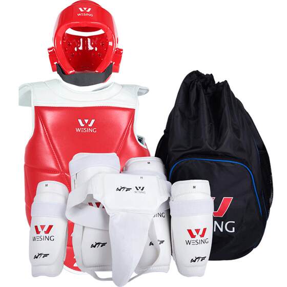 Jiurishan Taekwondo protective gear set WTF certified