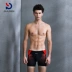 Plasch quần bơi chuyên nghiệp nam boxer thời trang áo tắm dành cho người lớn kích thước lớn thiết bị đào tạo suối nước nóng nhanh khô đồ bơi nam - Nam bơi đầm giá quần bơi nam Nam bơi đầm