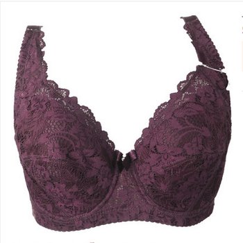 Purple Landi Thin Bra Women's Counter Genuine Underwear STW5308 Push-up Adjustable Breast-Retracting Bra