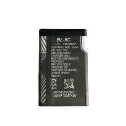 BL-5c 리튬 배터리 bl-5c 라디오 배터리 5c 배터리 리튬 배터리 bl-3.7V 대용량 1600 mAh