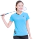 Áo cầu lông Yonex mới 2018 dành cho nữ Áo thun nhanh quần yếm thể thao YY v-cổ mẫu quần áo thấm mồ hôi mùa hè đích thực