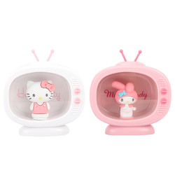 Miniso 유명 제품 Sanrio Jade Gui 개 야간 조명 TV 스타일 귀여운 소녀 테이블 램프 침대 옆 램프