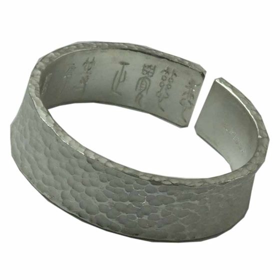 Snowflake Silver Hammer 999 Silver Bracelet Men and Women Couple Love Silver Bracelet Real hand -customized free engraving 2258