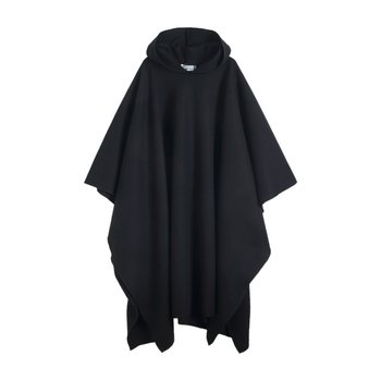 Yamamoto dark mourning extra long hooded windbreaker men's loose oversize pullover cape cloak ເສື້ອຄຸມຍາວຫົວເຂົ່າ