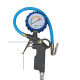 Tire pressure gun Automobile motorcycle electric tire air pump air injector inflatable air filling tool nozzle with joint tire pressure gauge