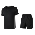 Li Ning phù hợp với nam 2018 loạt đào tạo mới quần short nam ngắn tay thể thao mùa hè AWBN003 - Thể thao sau Thể thao sau