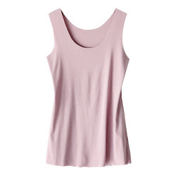 Modal seamless camisole women's summer sleeveless versatile large size slim students inner layering shirt women's thin top