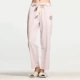 Han Cai lady quần ngủ mùa hè polyester cotton của phụ nữ quần mỏng phần kích thước lớn quần rộng phòng máy lạnh có thể mặc bên ngoài quần vải nam