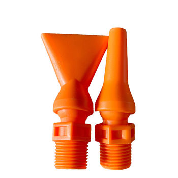 Flat plastic duckbill nozzle universal adjustable blowing nozzle fan-shaped blowing industrial water spray ການກໍາຈັດຝຸ່ນສີດພົ່ນທໍາຄວາມສະອາດ