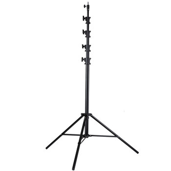 ການຖ່າຍຮູບ stand light 4.8 ແມັດ air cushion studio background light stand spotlight bracket aluminium alloy air pressure bracket 5-section bracket