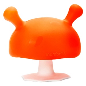 Mombella妈贝乐小蘑菇安抚牙胶防吃手神器磨牙棒婴儿宝宝可水煮