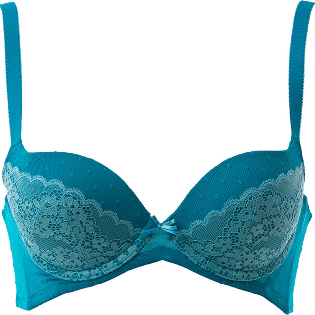 Triumph sloggi lace 3/4 push-up bra sexy with steel ring top thin bottom  thick bra off code clearance