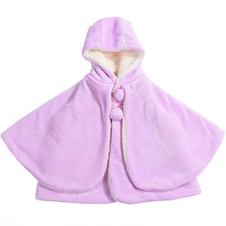 Little Kebebe baby cloak cloak thickened autumn and winter children's shawl men and women baby spring and autumn to go out windproof