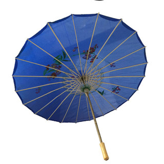 Silk green white umbrella classical co dance oil paper umbrella