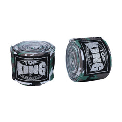 Topking Boxing Bandage 3.5m Micro-Elastic Camouflage Strap Muay Thai 4.5m Sanda Hand Guard Fighting Hand Strap