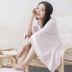 Văn phòng ngủ chăn mền nhỏ chăn lông đơn máy bay trưa nghỉ chăn mền mỏng không khí giản dị điều chăn - Ném / Chăn chăn nhung tuyết muji Ném / Chăn