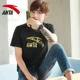 Anta áo thun ngắn tay nam chính hãng 2018 hè mới logo lớn cổ tròn áo sơ mi giản dị mặc đồ thể thao nam