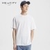 Gấp | MECITY Áo thun nam retro lệch vai - Áo phông ngắn áo polo  Áo phông ngắn