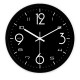 Modern stylish black personalized digital living room wall clock