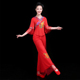 2020 Quảng trường Vũ Costume New Set Summer Khiêu vũ trang phục quần Trung niên Trung Sleeve Khiêu vũ Trang phục Nữ dành cho người lớn