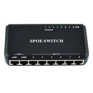 Huoyi spoe switch, one line for networking and supply