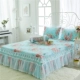 Bông giường bedspread váy cotton một mảnh theo phong cách Hàn Quốc mùa hè đầm ren công chúa 1.5 / 1.8m chống trượt bộ đôi - Váy Petti