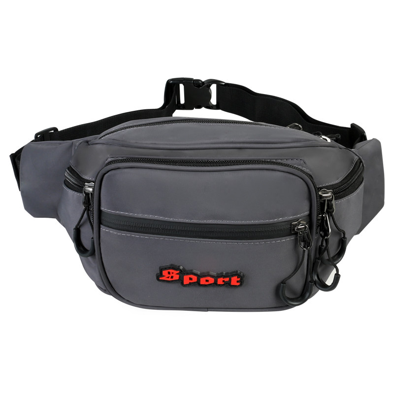 New waist bag men's multifunctional outdoor sports fitness mobile phone wallet wear-resistant waterproof large capacity cashier business bag