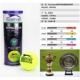 3 thùng quần vợt chính hãng Schlesinger Slazenger Wimbledon bóng trò chơi chuyên nghiệp lon 3/4 miếng head radical s 280g