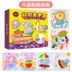 Trẻ em làm bằng tay tự làm sáng tạo vật liệu sản xuất gói giấy crepe giấy dán mẫu giáo mẫu giấy dính cô gái đồ chơi đồ chơi mầm non Handmade / Creative DIY