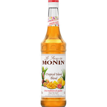 Monin Tropical Fruit Flavored Syrup in Glass Bottle 700ml Coffee Cocktail Juice Drink