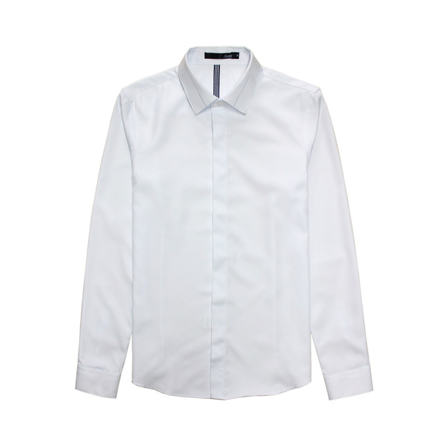British Style New Korean Style Slim Fit No-Iron Casual Shirt
