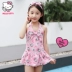 Hellokitty trẻ em đồ bơi bé gái kết hợp váy công chúa đồ bơi bé gái bé trai dễ thương đồ bơi - Bộ đồ bơi của Kid đồ bơi trẻ em quần rời Bộ đồ bơi của Kid